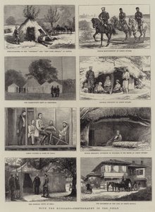 Az oroszokkal, Fényképezés a terepen